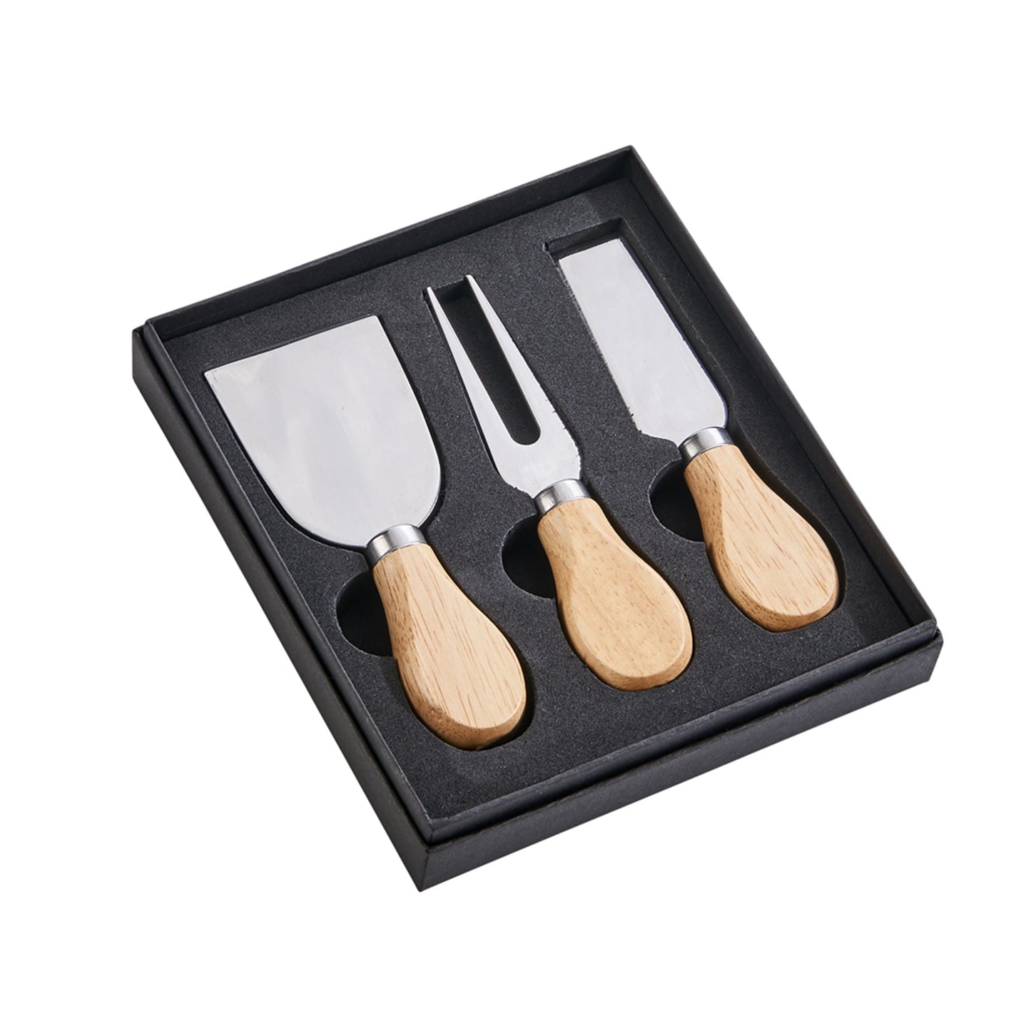 3-Piece Cheese Knife Set With Wood Handles | Harlow & Hearth