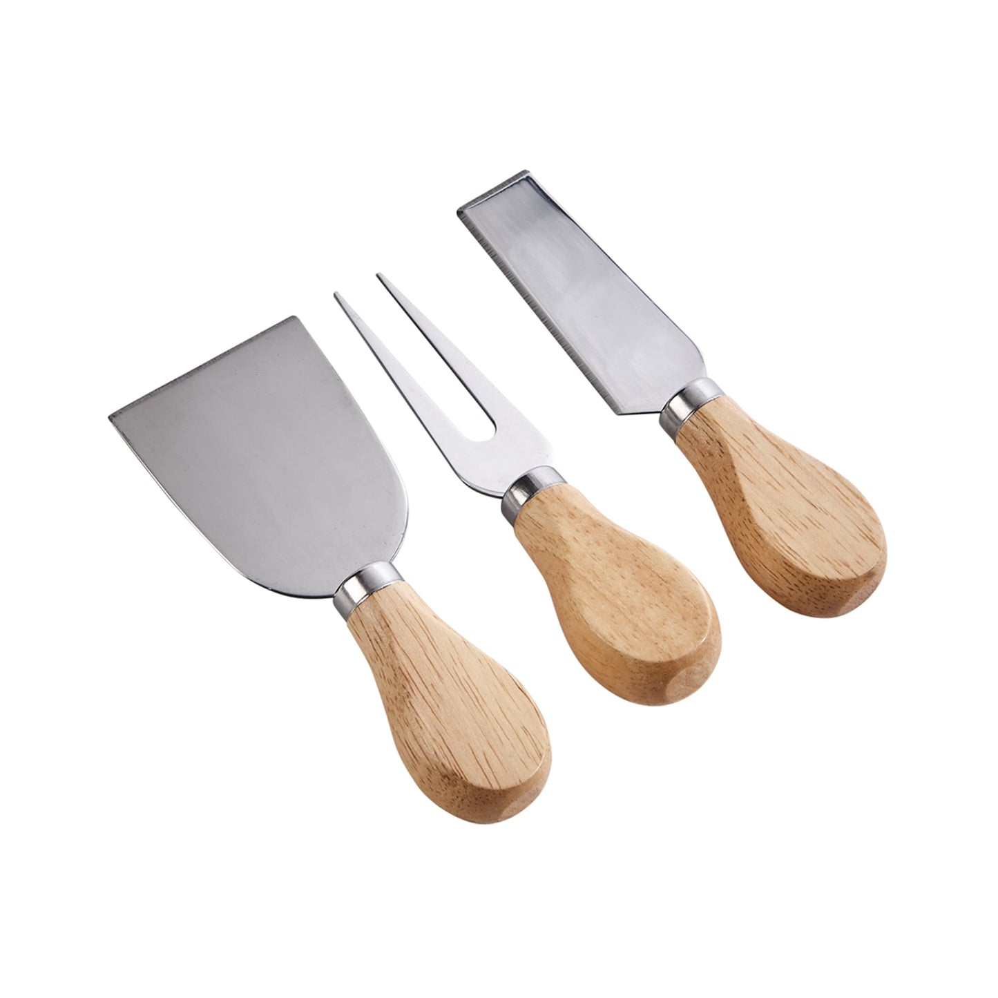 3-Piece Cheese Knife Set With Wood Handles | Harlow & Hearth