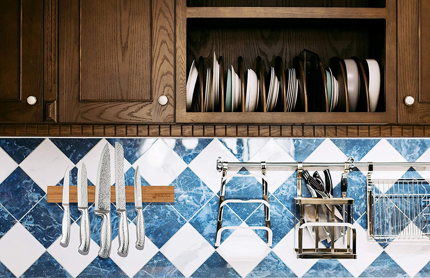 Bamboo Magnetic Knife Holder | Harlow & Hearth