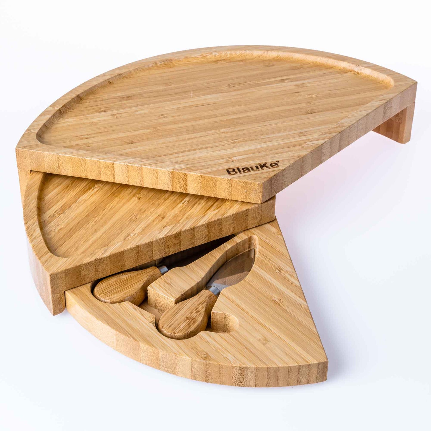 Bamboo Cheese Board and Knife Set | Harlow & Hearth