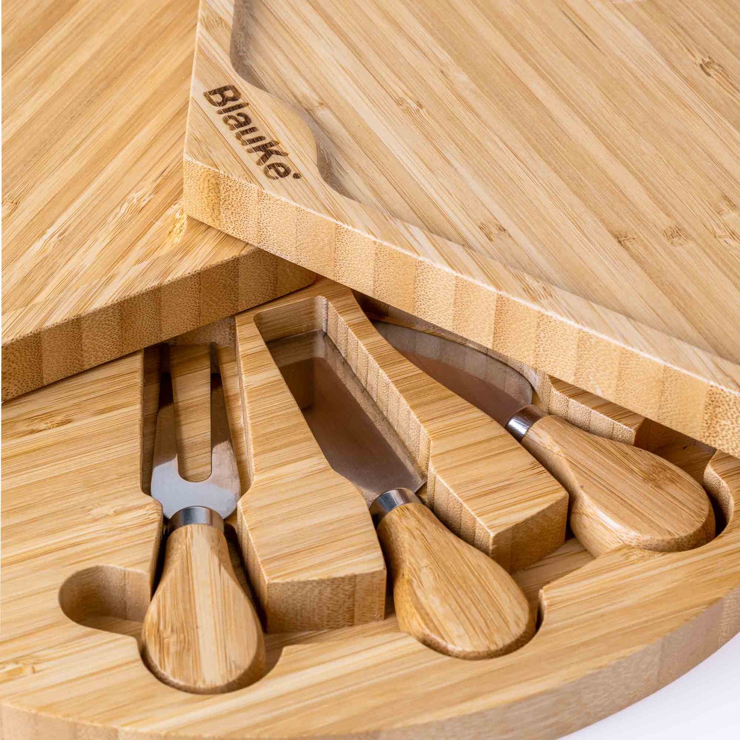 Bamboo Cheese Board and Knife Set | Harlow & Hearth