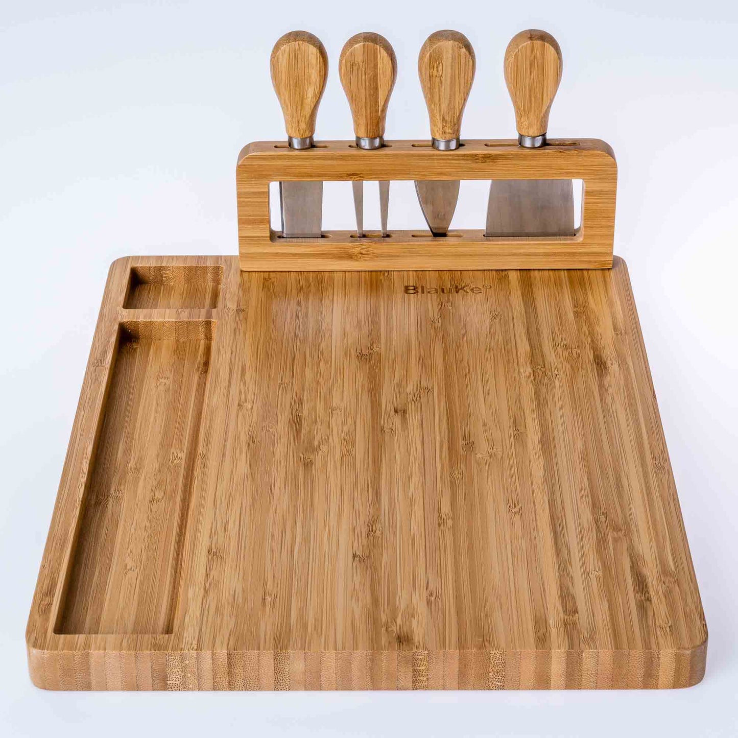 Bamboo Cheese Board and Knife Set | Harlow & Hearth