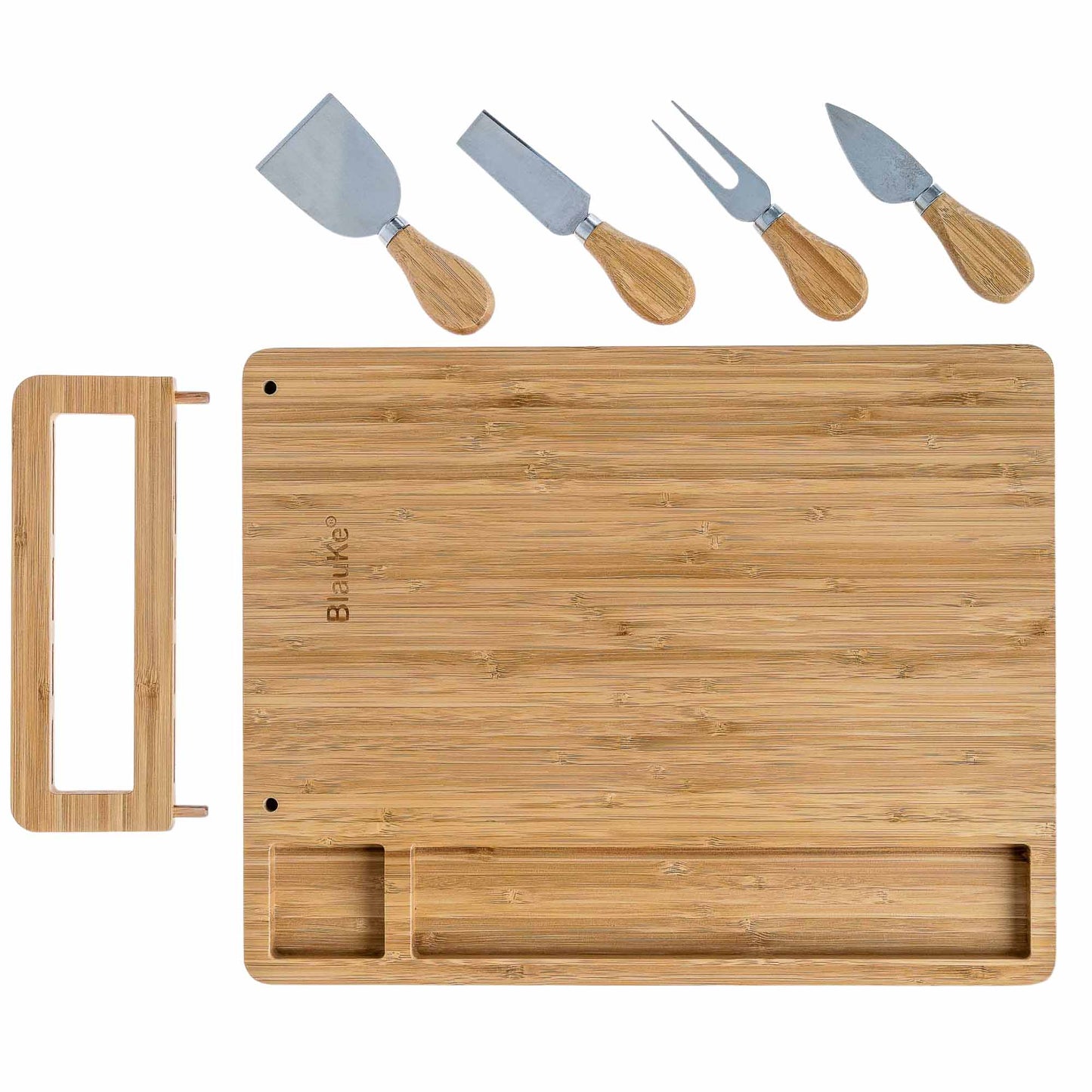 Bamboo Cheese Board and Knife Set | Harlow & Hearth