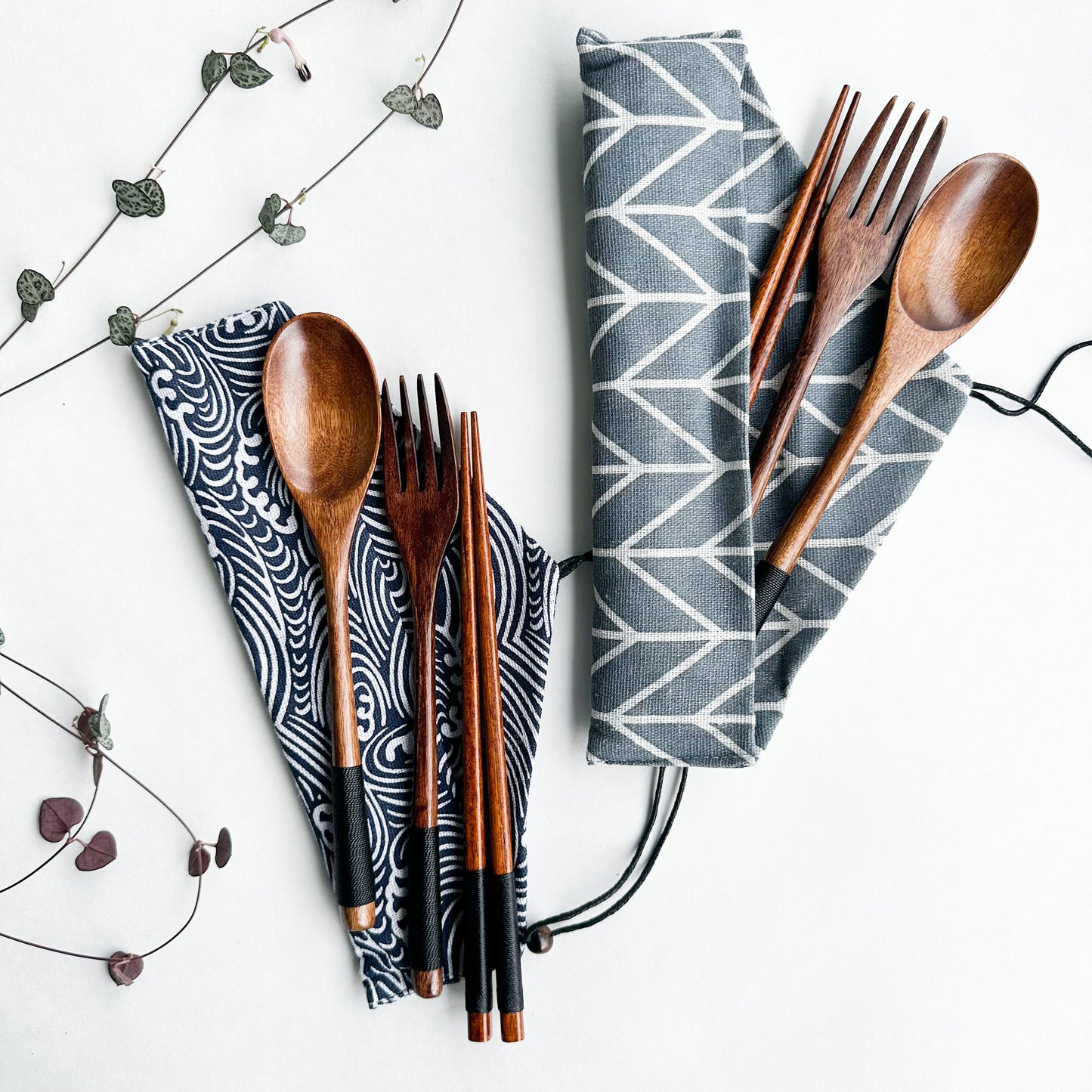 Handmade Wood Cutlery Set | Harlow & Hearth