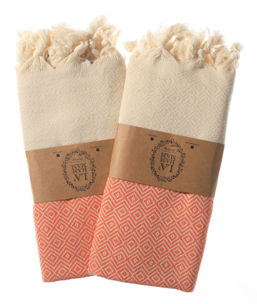 Diamond Turkish Cotton Hand Towel | Harlow & Hearth