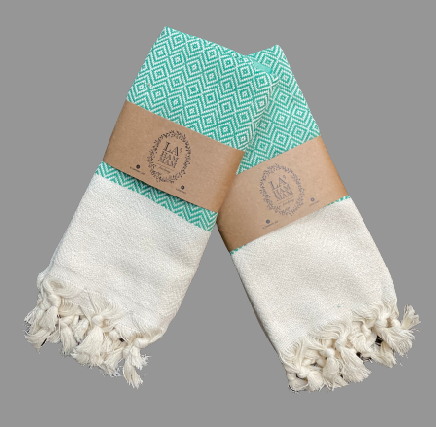 Diamond Turkish Cotton Hand Towel | Harlow & Hearth