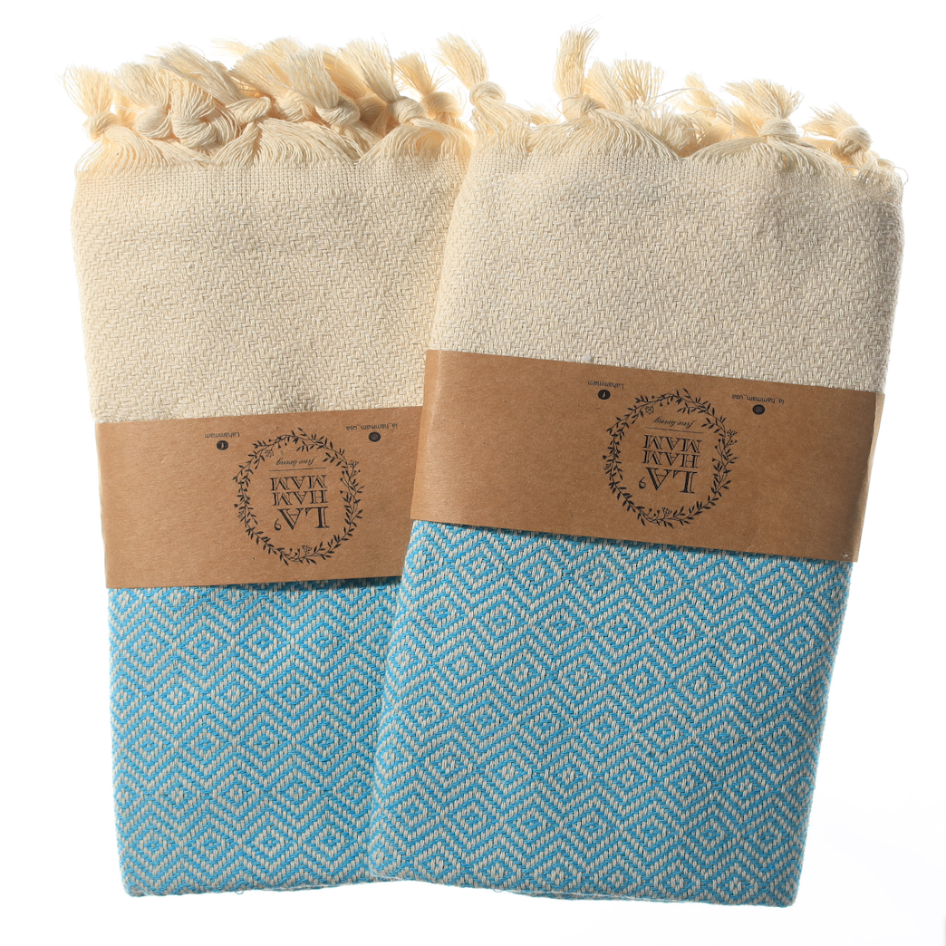 Diamond Turkish Cotton Hand Towel | Harlow & Hearth