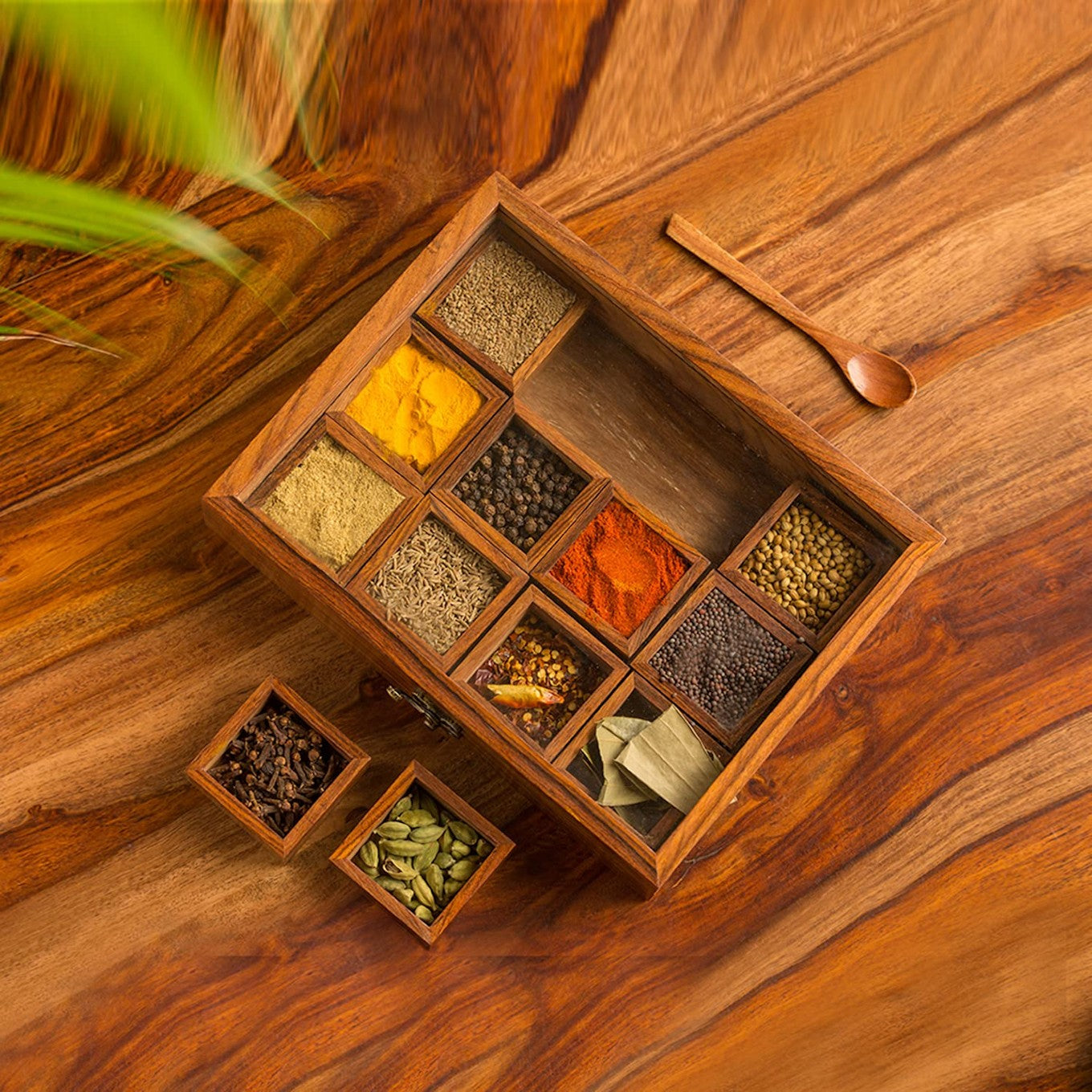 Wooden Spice Box | Harlow & Hearth